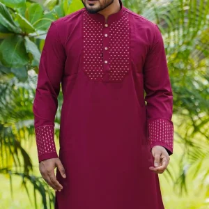 Festive Red Panjabi